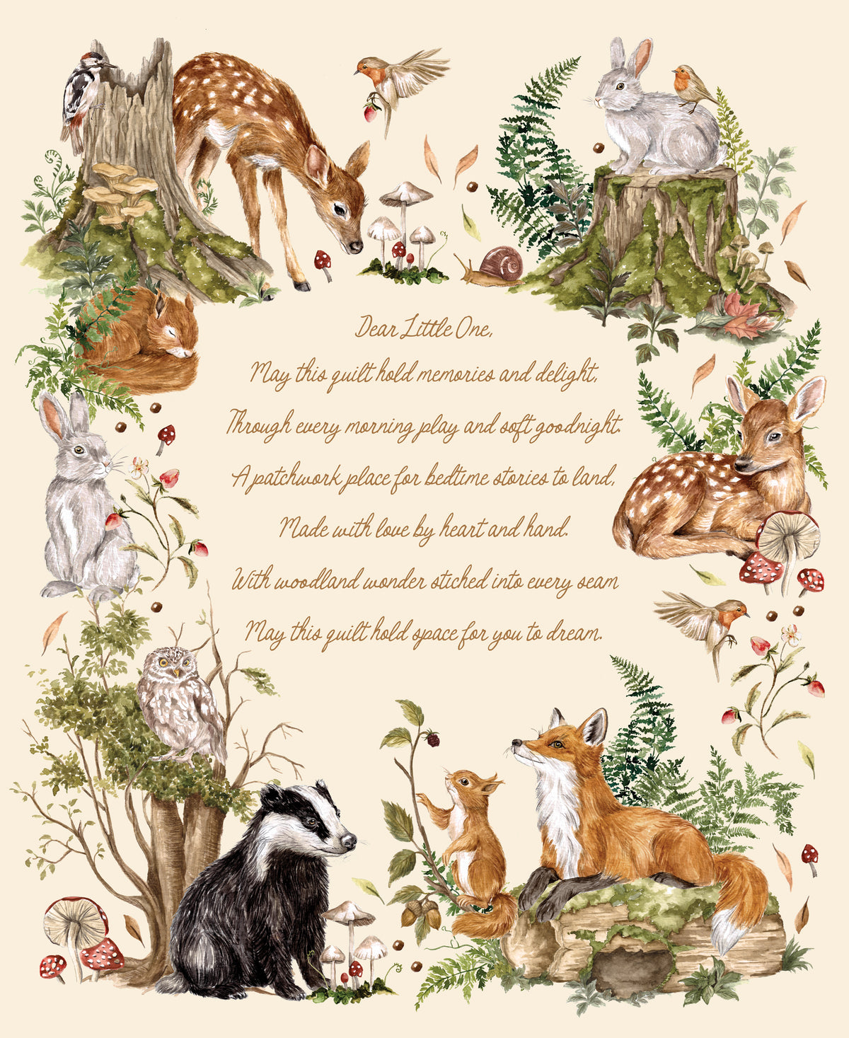 PREORDER || Fable & Fern - 36" x 45" Panel