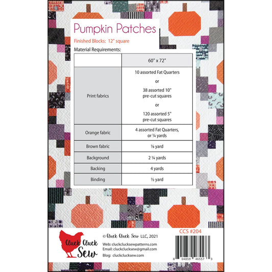 Pumpkin Patches - Cluck Cluck Sew