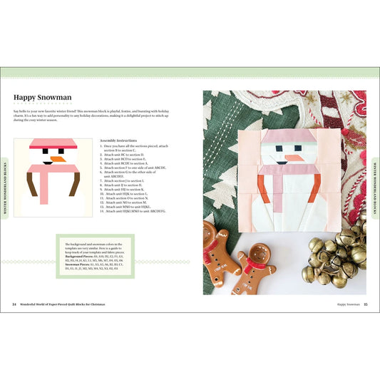 Wonderful World of Paper-Pieced Quilt Blocks for Christmas - Liza Taylor Handmade