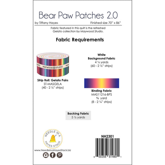 Bear Paw Patches - Needle in a Hayes Stack