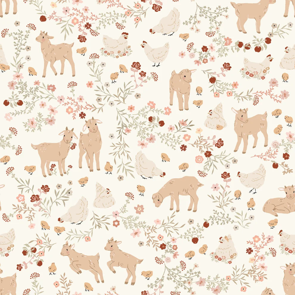 Primrose & Parsley - Barnyard Babies White