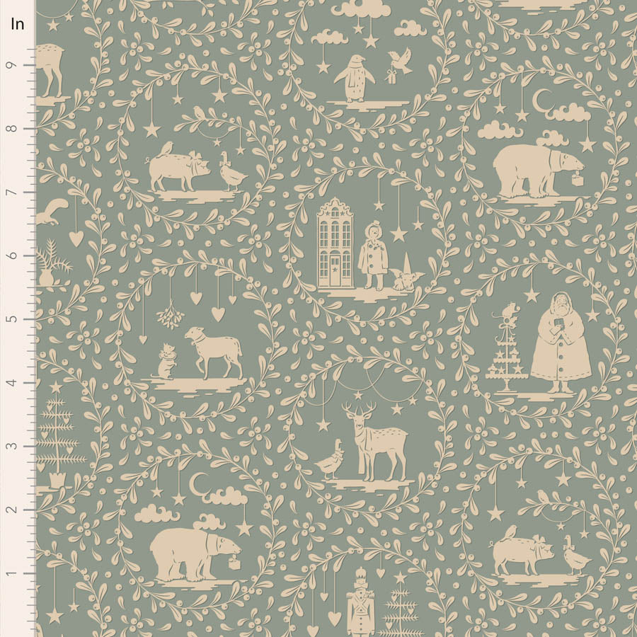 PREORDER || Merry Little Christmas - Tilda - Paperscenes Duckegg