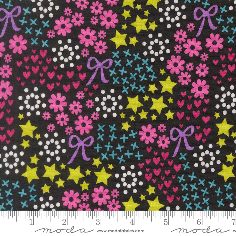 PREORDER || Maker's Delight - Doodles Florals Bows Stars Hearts Super Black