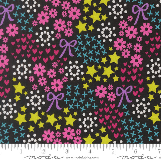 PREORDER || Maker's Delight - Doodles Florals Bows Stars Hearts Super Black