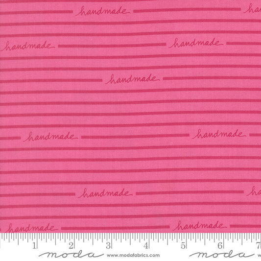PREORDER || Maker's Delight - Handmade Stripe Text and Words Peony
