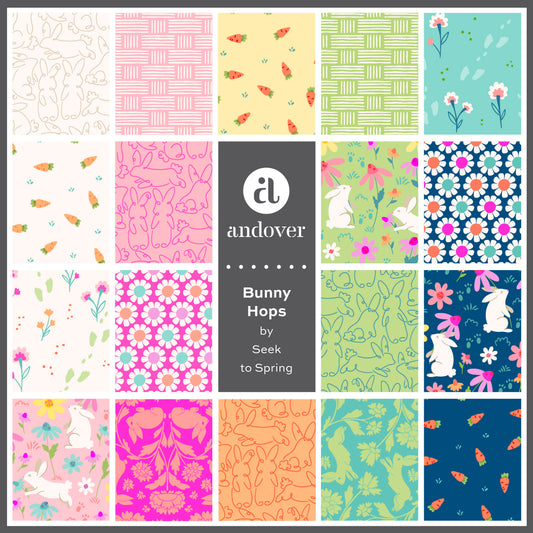 PREORDER || Bunny Hops - Fat Quarter Bundle (25)