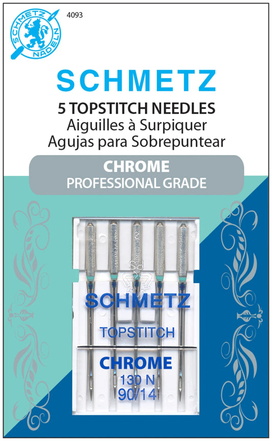 Schmetz - Chrome Topstitch Needle 90/14 - 5 Count