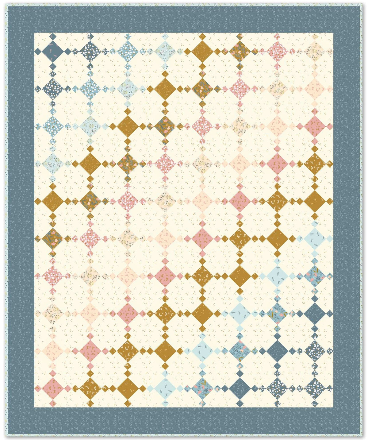 Petals & Hazel - Walk Through the Meadow Quilt Kit (67" x 81 1/4")