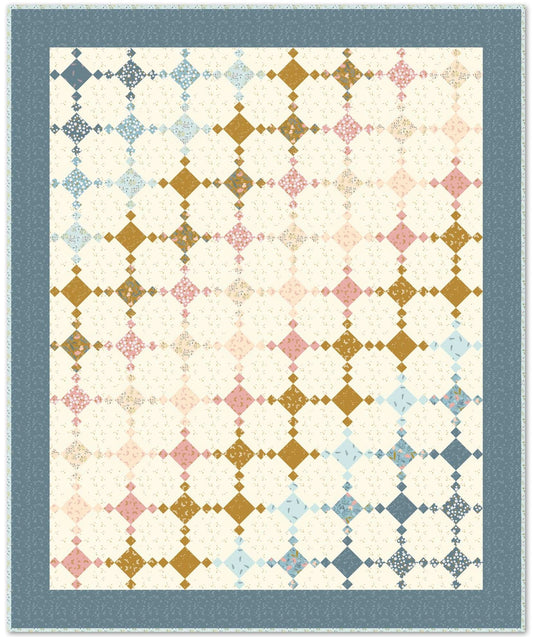 Petals & Hazel - Walk Through the Meadow Quilt Kit (67" x 81 1/4")
