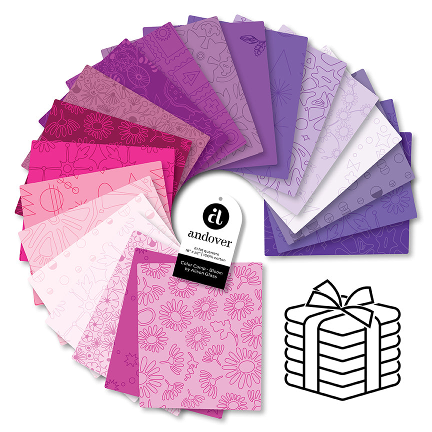 PREORDER || Color Camp - Bloom Fat Quarter Bundle (21)