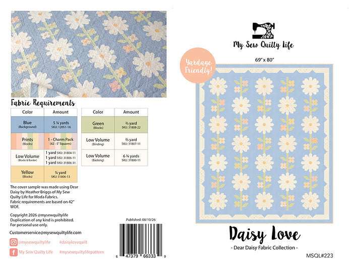 Daisy Love - My Sew Quilty Life