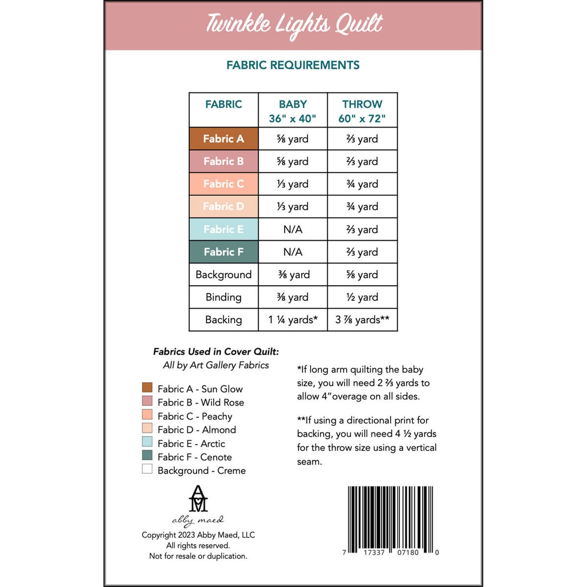 Twinkle Lights Quilt Pattern - Abby Maed