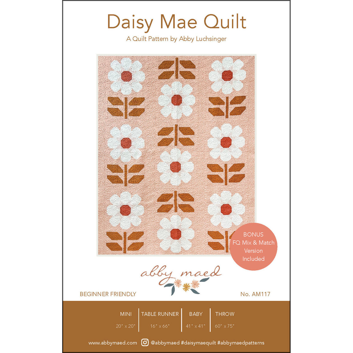 Daisy Mae Quilt Pattern - Abby Maed
