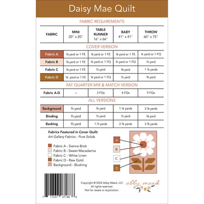 Daisy Mae Quilt Pattern - Abby Maed