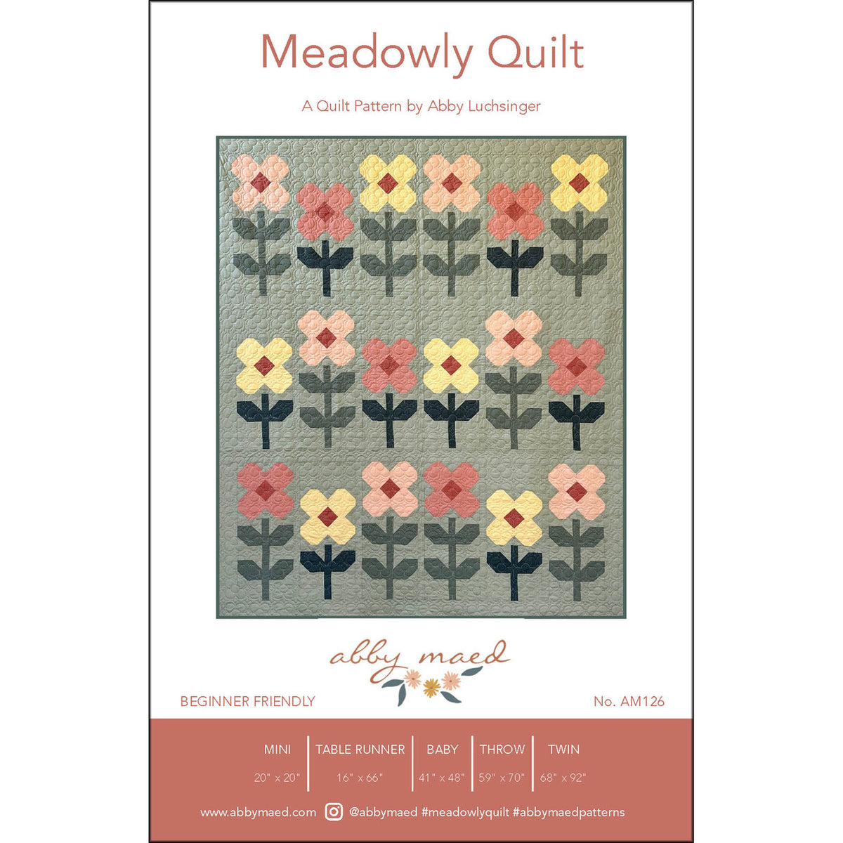 Meadowly Quilt Pattern - Abby Maed