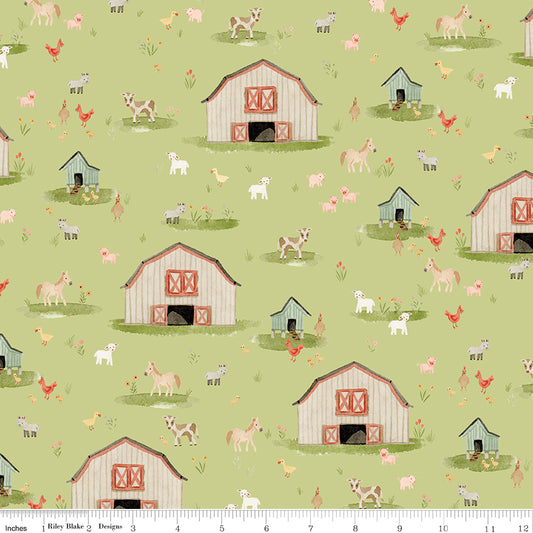 PREORDER || Lil' Farm Friends - Fat Quarter Bundle (18)