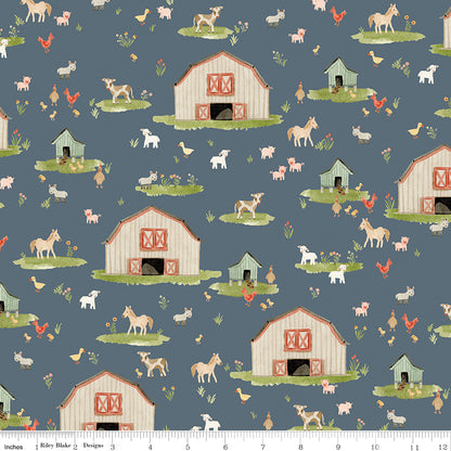PREORDER || Lil' Farm Friends - Fat Quarter Bundle (18)