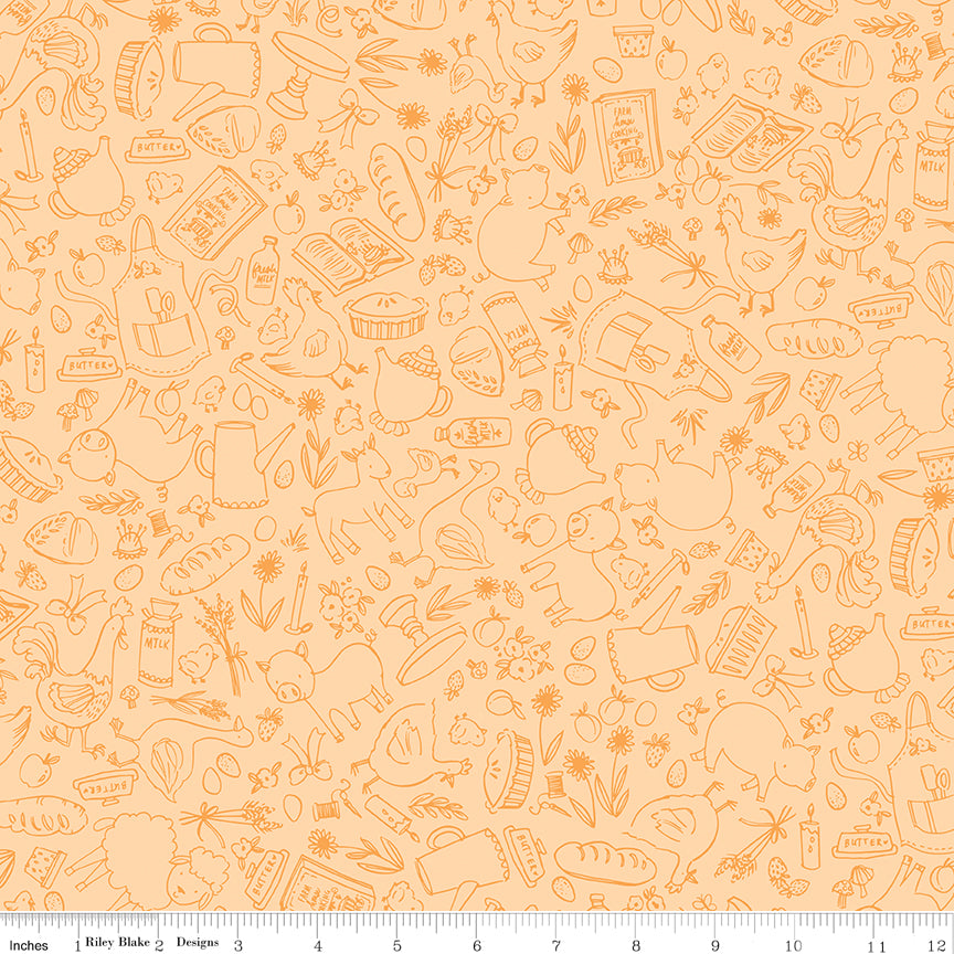 PREORDER || Lil' Farm Friends - Fat Quarter Bundle (18)