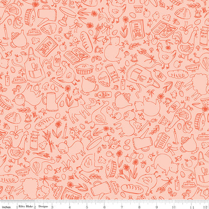 PREORDER || Lil' Farm Friends - Fat Quarter Bundle (18)