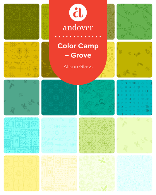 PREORDER || Color Camp - Grove Fat Quarter Bundle (21)