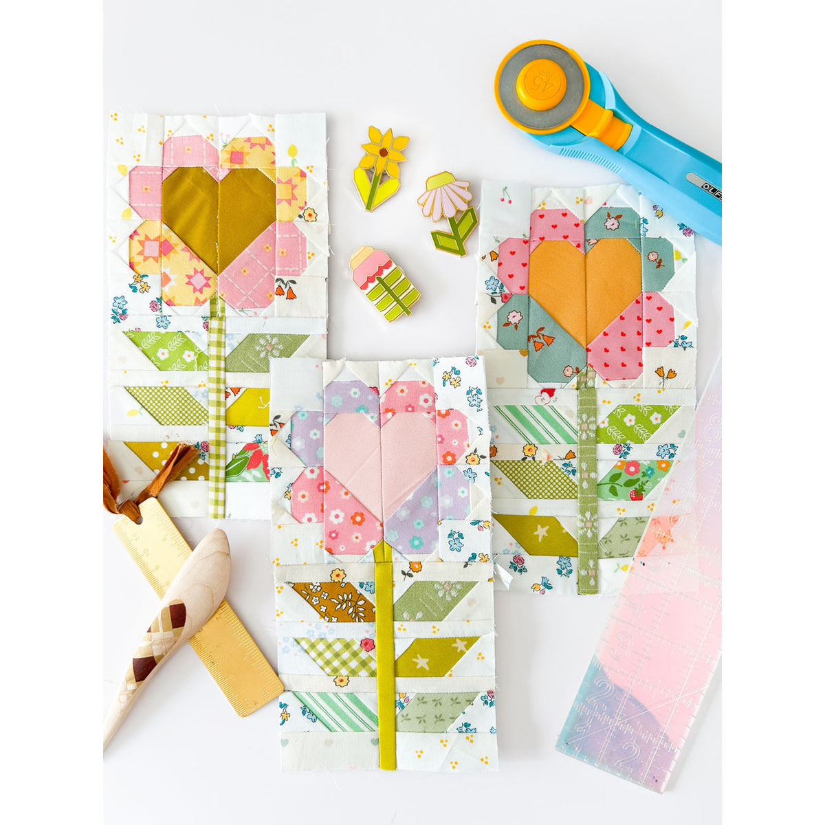 Heart Flower - Liza Taylor Handmade