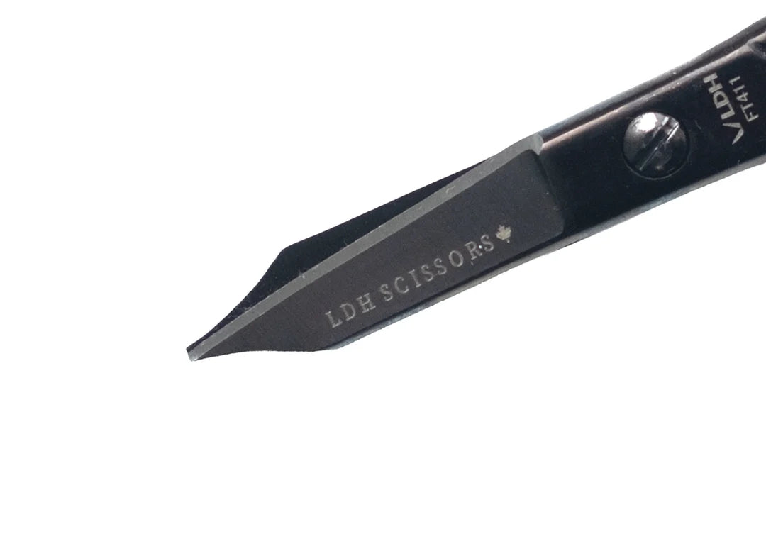 LDH - Midnight Edition Fine Tip Embroidery Scissors - 4"
