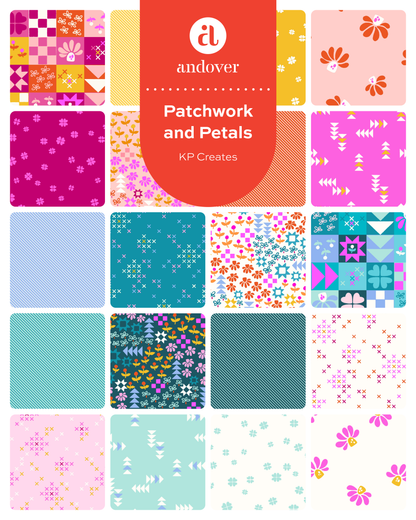 PREORDER || Patchwork & Petals - Patchwork and Petals Midnight Teal