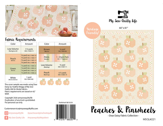 Peaches & Pinwheels - My Sew Quilty Life