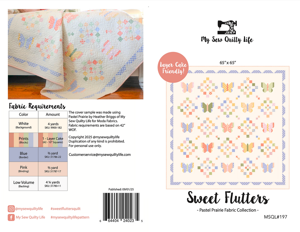 Sweet Flutters - My Sew Quilty Life