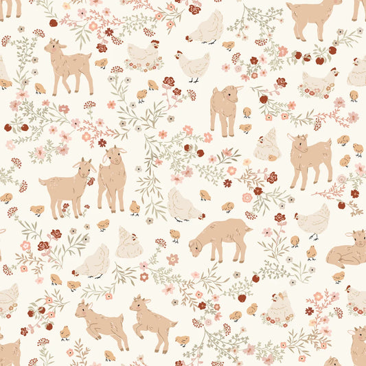 Primrose & Parsley - Barnyard Babies White