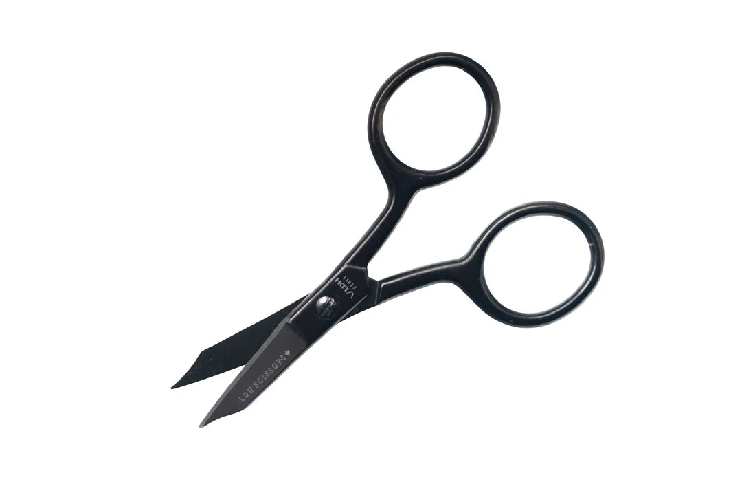 LDH - Midnight Edition Fine Tip Embroidery Scissors - 4"