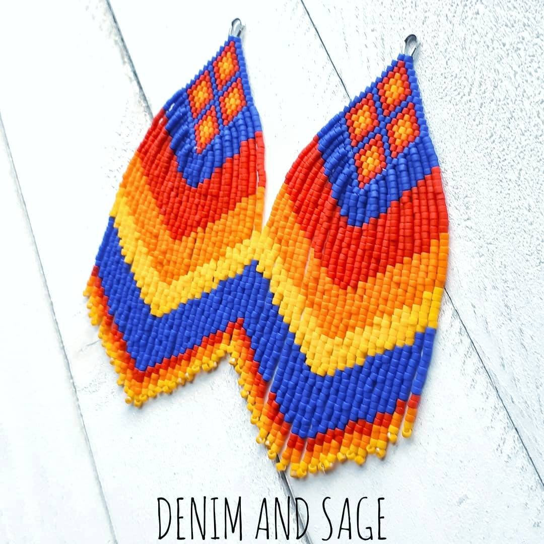 Fire earrings